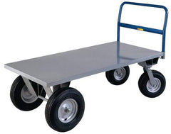 Little Giant - 2,500 Lb Load Capacity, Steel Hopper - 36" Wide x 60" Long x 21" High, Gray - Apex Tool & Supply