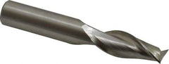 Onsrud - 1/2" Cutting Diam x 1-1/4" Length of Cut, 2 Flute, Upcut Spiral Router Bit - Uncoated, Right Hand Cut, High Speed Steel, 3-1/4" OAL x 1/2" Shank Diam, Double Edge, 19 to 32° Helix Angle - Apex Tool & Supply