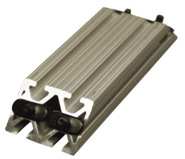 80/20 Inc. - 1" Wide, 6" High, Open Shelving 45° Support Bracket - Aluminum, Use with Series 10 - 1020 Extrusion - Apex Tool & Supply