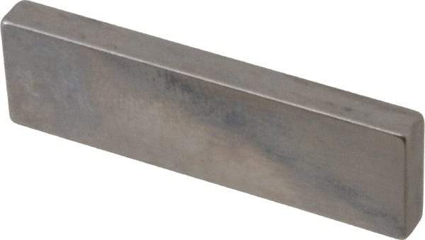 Mitutoyo - 0.114" Rectangular Steel Gage Block - Accuracy Grade 0, Includes Certificate of Inspection - Apex Tool & Supply