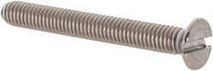Value Collection - M3x0.50 Metric Coarse, 25mm OAL Slotted Drive Machine Screw - Flat Head, Grade 18-8 & A2 Stainless Steel, Uncoated, Without Washer - Apex Tool & Supply