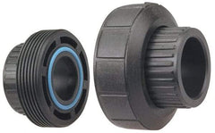 NIBCO - 3/4" Polypropylene Plastic Pipe Socket Union - Schedule 80, S x S End Connections - Apex Tool & Supply