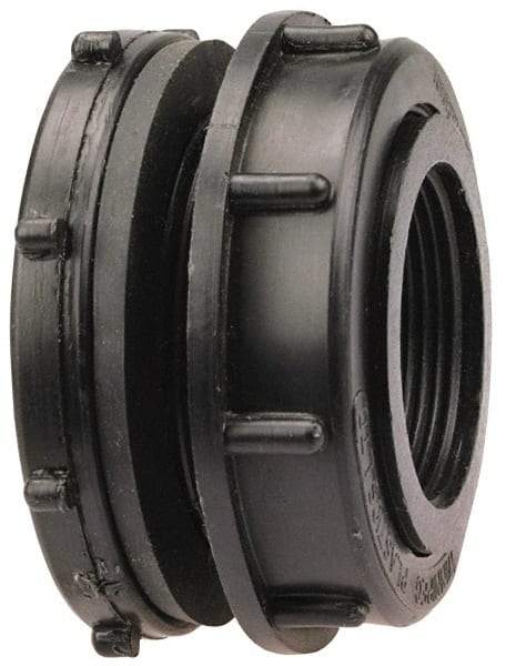NIBCO - 3" Polypropylene Plastic Pipe Tank Adapter - Schedule 80, Tank x FPT End Connections - Apex Tool & Supply