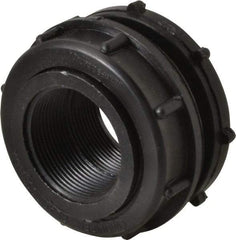 NIBCO - 1-1/2" Polypropylene Plastic Pipe Tank Adapter - Schedule 80, Tank x FPT End Connections - Apex Tool & Supply