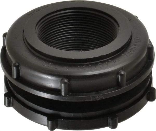 NIBCO - 2" Polypropylene Plastic Pipe Tank Adapter - Schedule 80, Tank x FPT End Connections - Apex Tool & Supply