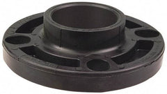 NIBCO - 2" Pipe, 6" OD, Polypropylene Socket Pipe Flange - Schedule 80, Black - Apex Tool & Supply