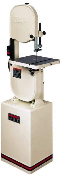 Jet - 13-1/2 Inch Throat Capacity, Vertical Bandsaw - 3000 SFPM, 1 HP, Single Phase - Apex Tool & Supply