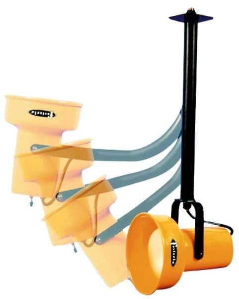 Fostoria - 25 Inch, Ceiling Mounted, Incandescent, Yellow, Dock Light - 300 Watt, 120 Volt, Nonmagnifying - Apex Tool & Supply