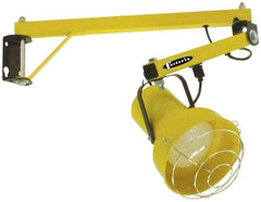 Fostoria - 60 Inch, Pivot, Bracket Mounted, Incandescent, Yellow, Dock Light - 300 Watt, 120 Volt, Nonmagnifying - Apex Tool & Supply