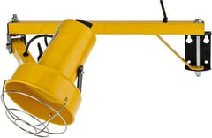 Fostoria - 40 Inch, Pivot, Bracket Mounted, Incandescent, Yellow, Dock Light - 300 Watt, 120 Volt, Nonmagnifying - Apex Tool & Supply