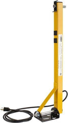 TPI - 24" Long, Steel Task & Machine Light Mounting Arm - Yellow, For Use with Dock Lights - Apex Tool & Supply