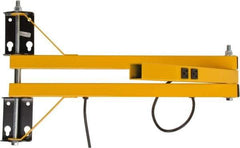 TPI - 40" Long, Steel Task & Machine Light Mounting Arm - Yellow, For Use with Dock Lights - Apex Tool & Supply