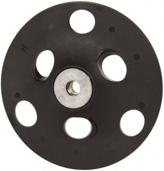 Norton - 7" Diam Quick-Change Type S Disc Backing Pad - Hard Density, 8,600 RPM, Speed-Lok Compatible - Apex Tool & Supply