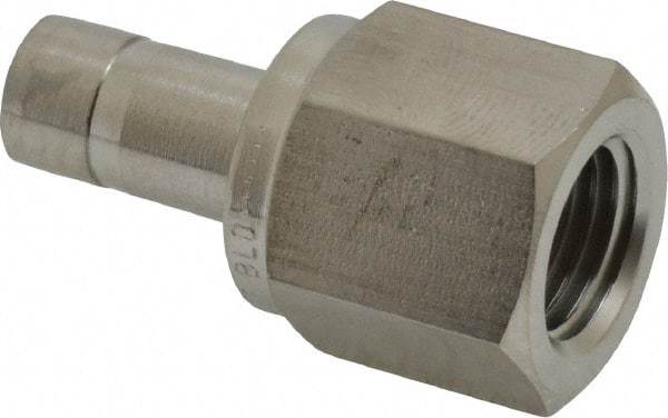 Ham-Let - 3/8" OD, Grade 316Stainless Steel Adapter - Tube Stub x FNPT Ends - Apex Tool & Supply