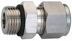 Ham-Let - 3/4" OD, Grade 316Stainless Steel Male Connector - Comp x Male SAE Ends - Apex Tool & Supply