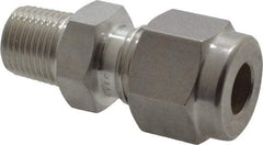 Ham-Let - 1/4" OD, Grade 316Stainless Steel Male Connector - Comp x MBSPT Ends - Apex Tool & Supply