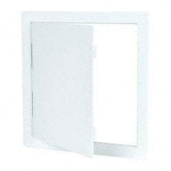 Karp - 14" Wide x 14" High, High Impact Styrene Plastic Access Door - 13-3/4" Opening Width, 13-3/4" Opening Height - Apex Tool & Supply
