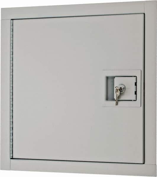 Karp - 14" Wide x 14" High, Steel Insulated Fire Rated Access Door - 12" Opening Width, 12" Opening Height - Apex Tool & Supply