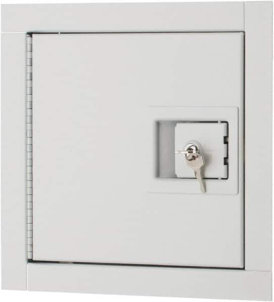 Karp - 10" Wide x 10" High, Steel Insulated Fire Rated Access Door - 8" Opening Width, 8" Opening Height - Apex Tool & Supply
