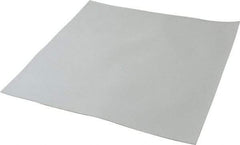 Made in USA - 12" Long, 12" Wide, 0.031" Thick, Silicone Rubber Foam Sheet - 35 to 45 Durometer, White, -20 to 500°F, 640 psi Tensile Strength, Plain Backing, Stock Length - Apex Tool & Supply