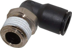 Legris - 12mm Outside Diam, 1/2 NPT, Nylon Push-to-Connect Tube Male Elbow - 290 Max psi, Tube to Male NPT Connection, Buna Nitrile O-Ring - Apex Tool & Supply