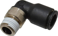 Legris - 3/8" Outside Diam, 1/4 BSPT, Nylon Push-to-Connect Tube Male Elbow - 290 Max psi, Tube to Male BSPT Connection, Buna Nitrile O-Ring - Apex Tool & Supply