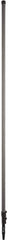 Vikan - 236 x 1-21/64" Aluminum Squeegee Handle - European Threaded Connection, Gray, Telescoping - Apex Tool & Supply