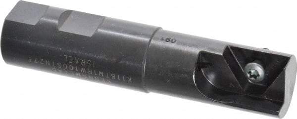 Kennametal - 1.18" Cut Diam, 2.03" Max Depth of Cut, 1" Shank Diam, Internal/External Indexable Thread Mill - Insert Style STN 27, 1.06" Insert Size, 1 Insert, Toolholder Style K118, 4.38" OAL - Apex Tool & Supply