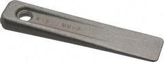 Gibraltar - 5" OAL, Carbon Steel Clamp Wedge - 1" Wide, 1/2" at Thick End, Class CA Grade - Apex Tool & Supply