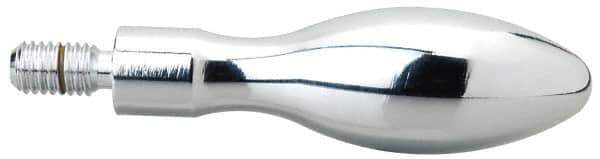Gibraltar - M5x0.8 Threaded Stem, Fixed Handwheel & Machine Handle - Steel Bulb Shape Handle, Steel Stem - Apex Tool & Supply
