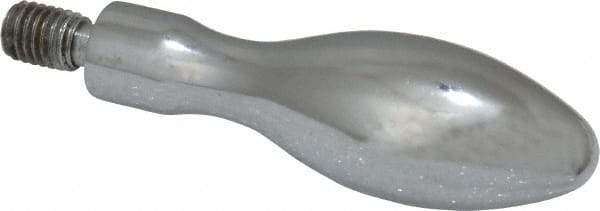 Gibraltar - M8x1.25 Threaded Stem, Fixed Handwheel & Machine Handle - Steel Bulb Shape Handle, Steel Stem - Apex Tool & Supply
