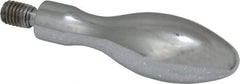 Gibraltar - M8x1.25 Threaded Stem, Fixed Handwheel & Machine Handle - Steel Bulb Shape Handle, Steel Stem - Apex Tool & Supply