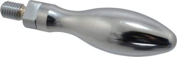 Gibraltar - M10x1.5 Threaded Stem, Revolving Handwheel & Machine Handle - Steel Bulb Shape Handle, Steel Stem - Apex Tool & Supply