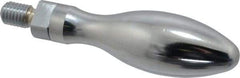 Gibraltar - M10x1.5 Threaded Stem, Revolving Handwheel & Machine Handle - Steel Bulb Shape Handle, Steel Stem - Apex Tool & Supply