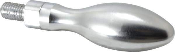Gibraltar - M12x1.75 Threaded Stem, Revolving Handwheel & Machine Handle - Steel Bulb Shape Handle, Steel Stem - Apex Tool & Supply