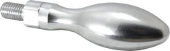 Gibraltar - M12x1.75 Threaded Stem, Revolving Handwheel & Machine Handle - Steel Bulb Shape Handle, Steel Stem - Apex Tool & Supply