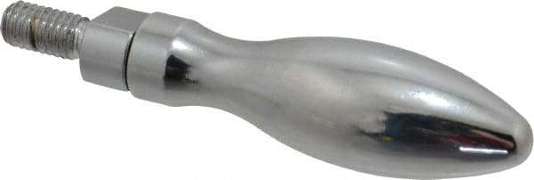 Gibraltar - M6x1 Threaded Stem, Revolving Handwheel & Machine Handle - Steel Bulb Shape Handle, Steel Stem - Apex Tool & Supply