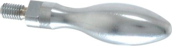 Gibraltar - M8x1.25 Threaded Stem, Revolving Handwheel & Machine Handle - Steel Bulb Shape Handle, Steel Stem - Apex Tool & Supply