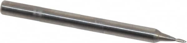 Magafor - 0.8mm Body Diam, 90°, 1-1/2" OAL, Solid Carbide Spotting Drill - Apex Tool & Supply