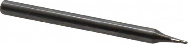 Magafor - 0.9mm Body Diam, 90°, 1-1/2" OAL, Solid Carbide Spotting Drill - Apex Tool & Supply