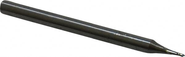 Magafor - 1mm Body Diam, 90°, 1-1/2" OAL, Solid Carbide Spotting Drill - Apex Tool & Supply