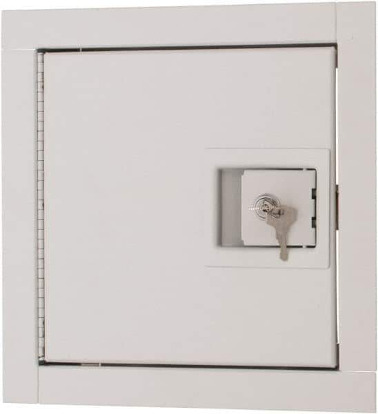 Karp - 10" Wide x 10" High, Steel Non Insulated Fire Rated Access Door - 8" Opening Width, 8" Opening Height - Apex Tool & Supply