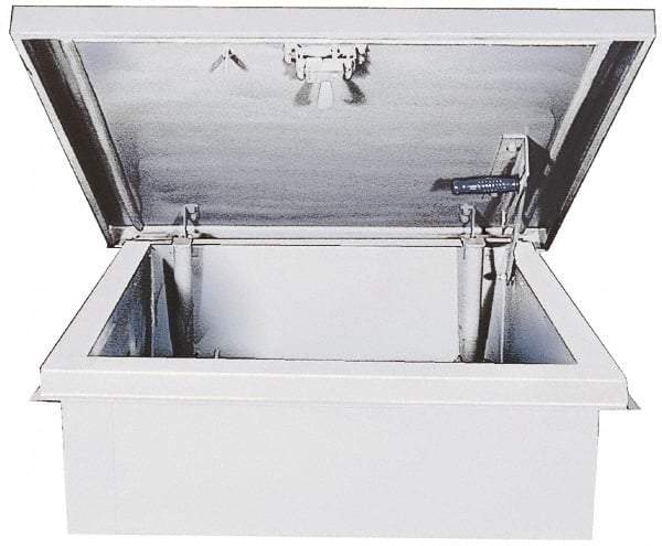Karp - 36" Wide x 30" High, Aluminum Roof Hatch - 36" Opening Width, 30" Opening Height - Apex Tool & Supply