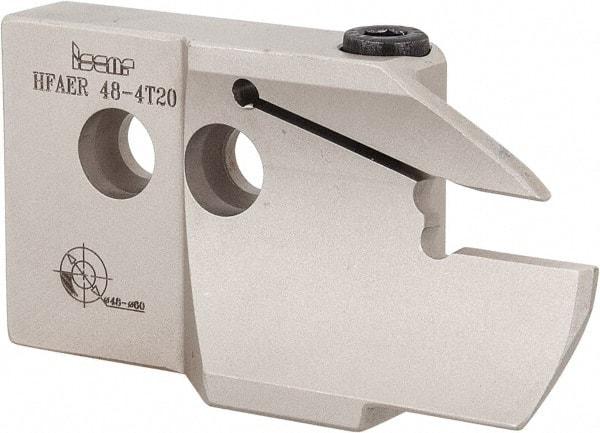 Iscar - 4mm Groove Width, 20mm Max Depth of Cut, Right Hand Cut, HFAE Indexable Grooving Blade - DGN/DGNC/DGNM-C, DGN/DGNM-J/JS/JT, DGN-UT/UA, GRIP, HFPR/L, HGPL Insert Style, Series Heliface - Apex Tool & Supply
