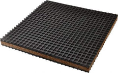 Mason Ind. - 12" Long x 12" Wide x 1" Thick, Neoprene ans Cork, Machinery Leveling Pad & Mat - Apex Tool & Supply