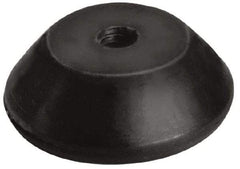 Mason Ind. - 1/2-13 Bolt Thread, 2-1/4" Wide Tapped Mount Leveling Pad & Mount - 250 Max Lb Capacity, 2-1/4" Base Diam - Apex Tool & Supply