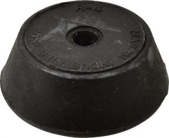 Mason Ind. - 3/8-16 Bolt Thread, 2-1/4" Wide Tapped Mount Leveling Pad & Mount - 400 Max Lb Capacity, 2-1/4" Base Diam - Apex Tool & Supply