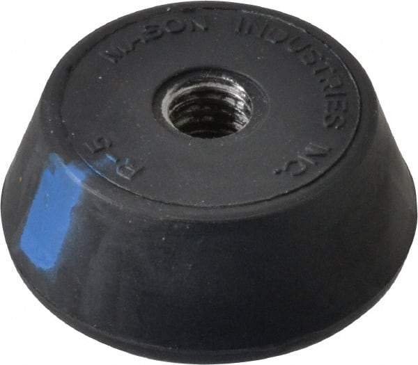 Mason Ind. - 1/2-13 Bolt Thread, 2-1/4" Wide Tapped Mount Leveling Pad & Mount - 600 Max Lb Capacity, 2-1/4" Base Diam - Apex Tool & Supply