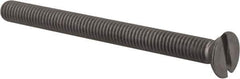 Value Collection - M6x1.00 Metric Coarse, 70mm OAL Slotted Drive Machine Screw - Flat Head, Grade 18-8 & A2 Stainless Steel, Uncoated, Without Washer - Apex Tool & Supply