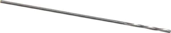 Magafor - 0.6198mm Solid Carbide 4 Flute Chucking Reamer - Spiral Flute, 0.0244" Straight Shank, 9/32" Flute Length, 1-5/16" OAL - Apex Tool & Supply